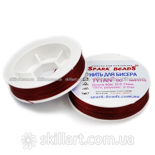 Нитки для бисера Tytan 60 Spark Beads (60м), 61715
